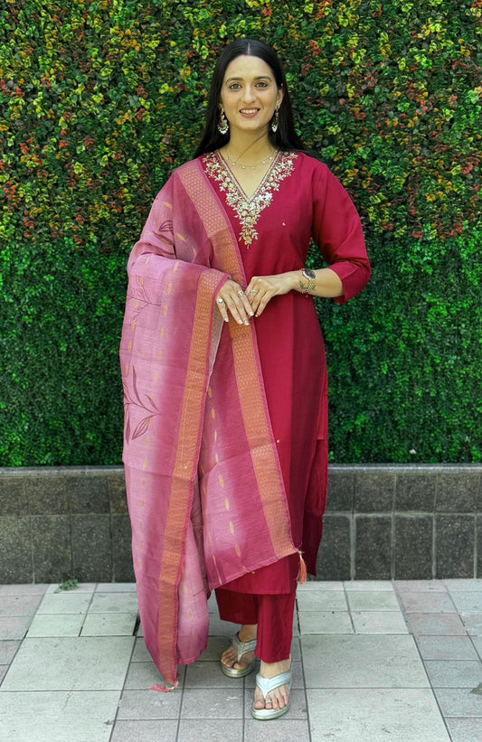 Launching New Designers Kurti Pent Dupatta Set