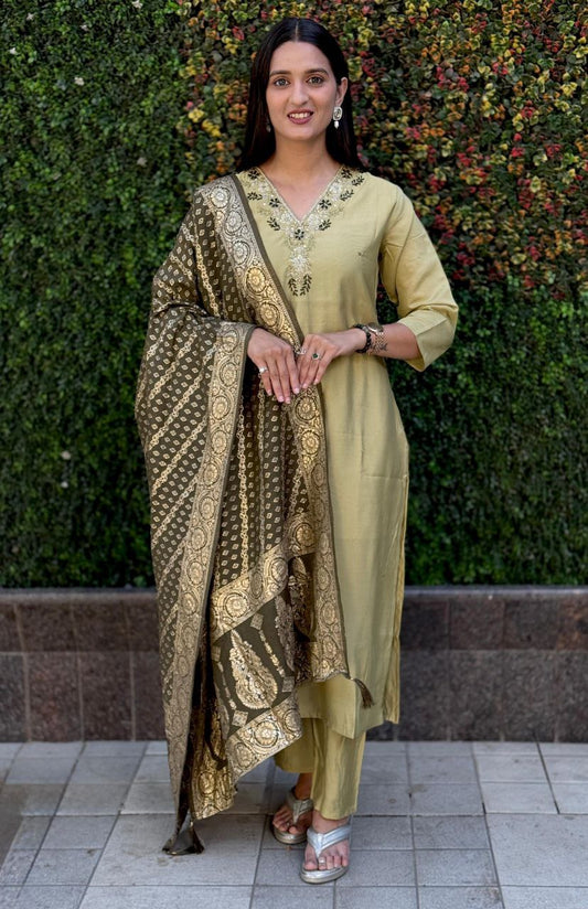 Launching New Designers Kurti Pent Dupatta Set